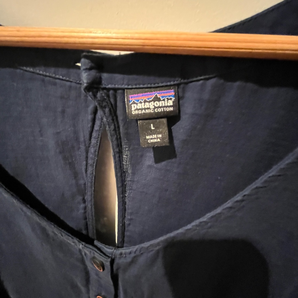 Patagonia Navy Blue Short Sleeve Romper - Picture 4 of 10